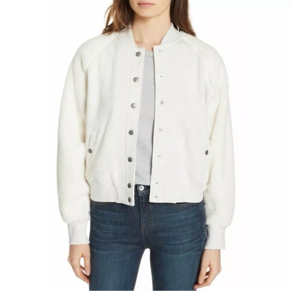 NWT RAG + BONE Teddy Faux Shearling Jacket - Picture 1 of 1